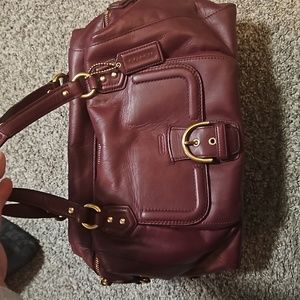 Coach Campbell leather satchel
